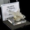 Quartz et pyrite - Mine Huaron, Pérou