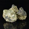 Fluorine et pyrite - Mine Naica, Naica, Municipalité de Saucillo, Chihuaha, Mexique Fluorine et pyrite - Mine Naica, Naica, Municipalité de Saucillo, Chihuaha, Mexique