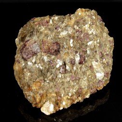Garnet and muscovite – Elliant, Finistère, France