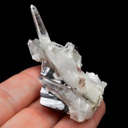 Hubnerite and quartz – Mondo Nuevo Mine, La Libertad, Peru
