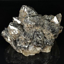 Morion quartz with kaolin inclusions – Ploemeur, Morbihan, France