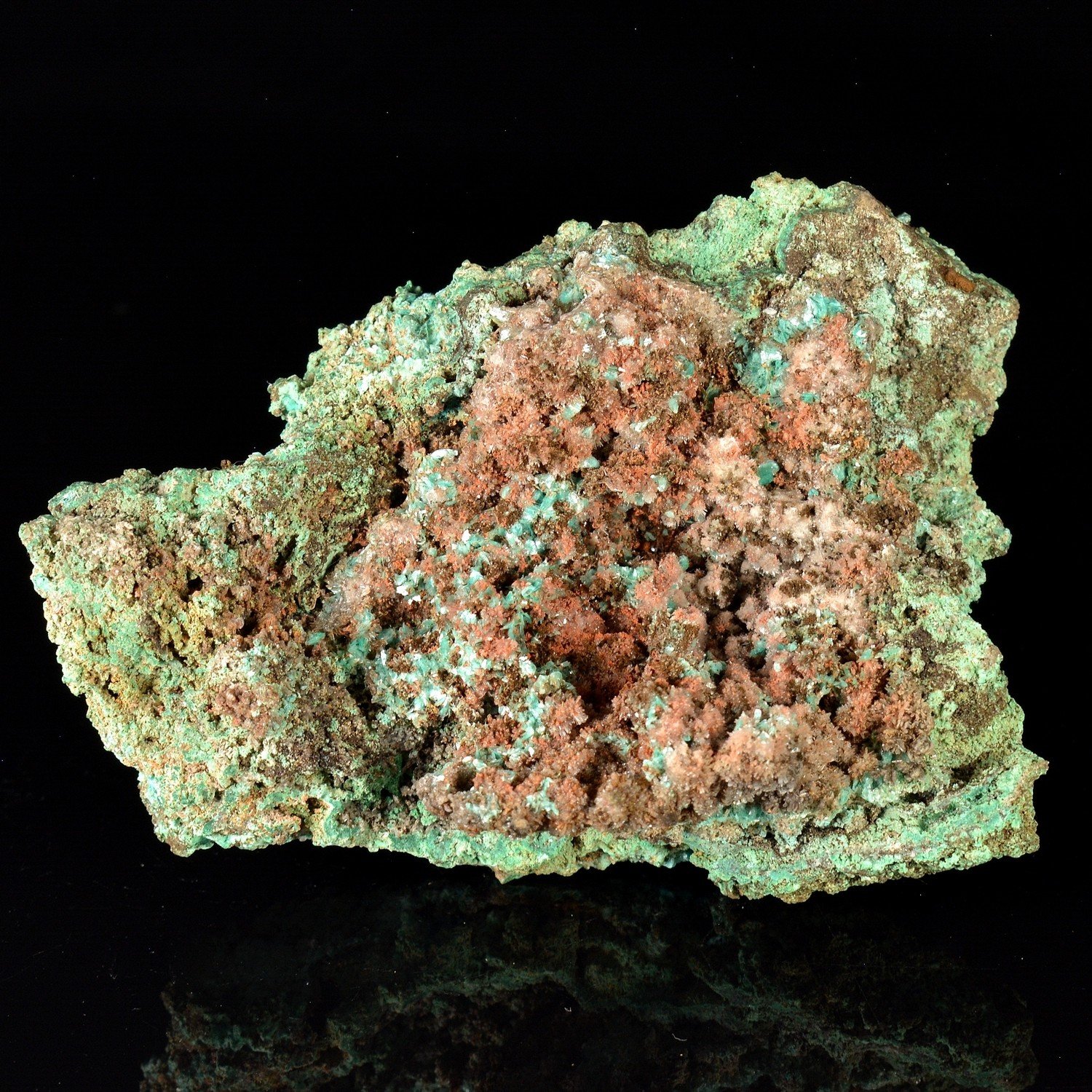 Aurichalcite et rosasite - Mine Ojuela, Mapimi, Durango, Mexique