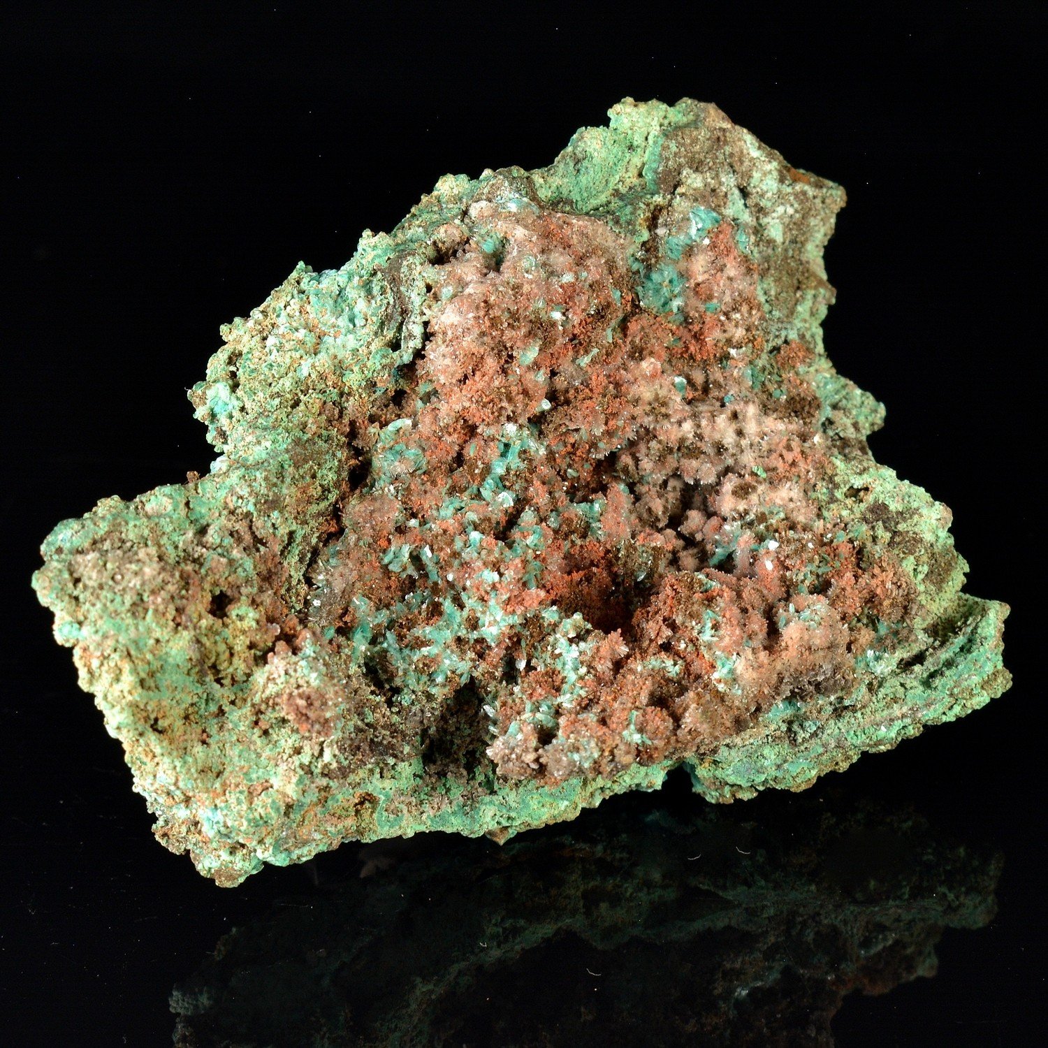 Aurichalcite et rosasite - Mine Ojuela, Mapimi, Durango, Mexique