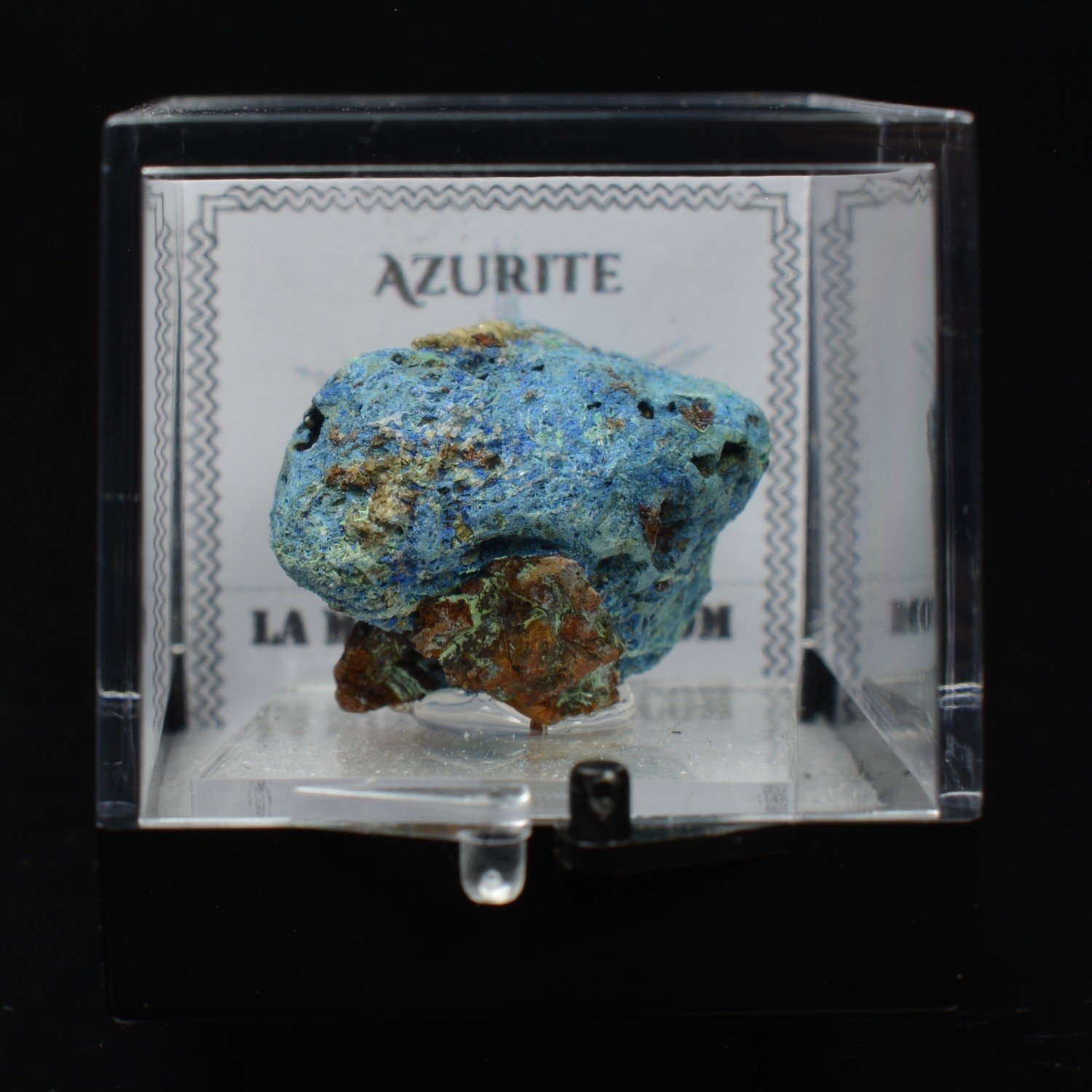 Azurite - Col du Barioz, Massif de Belledonne, Isère, France
