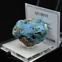 Azurite - Col du Barioz, Massif de Belledonne, Isère, France