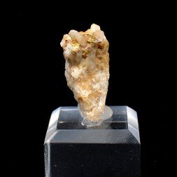 Or sur quartz - Région d'Hennebont, Morbihan, France