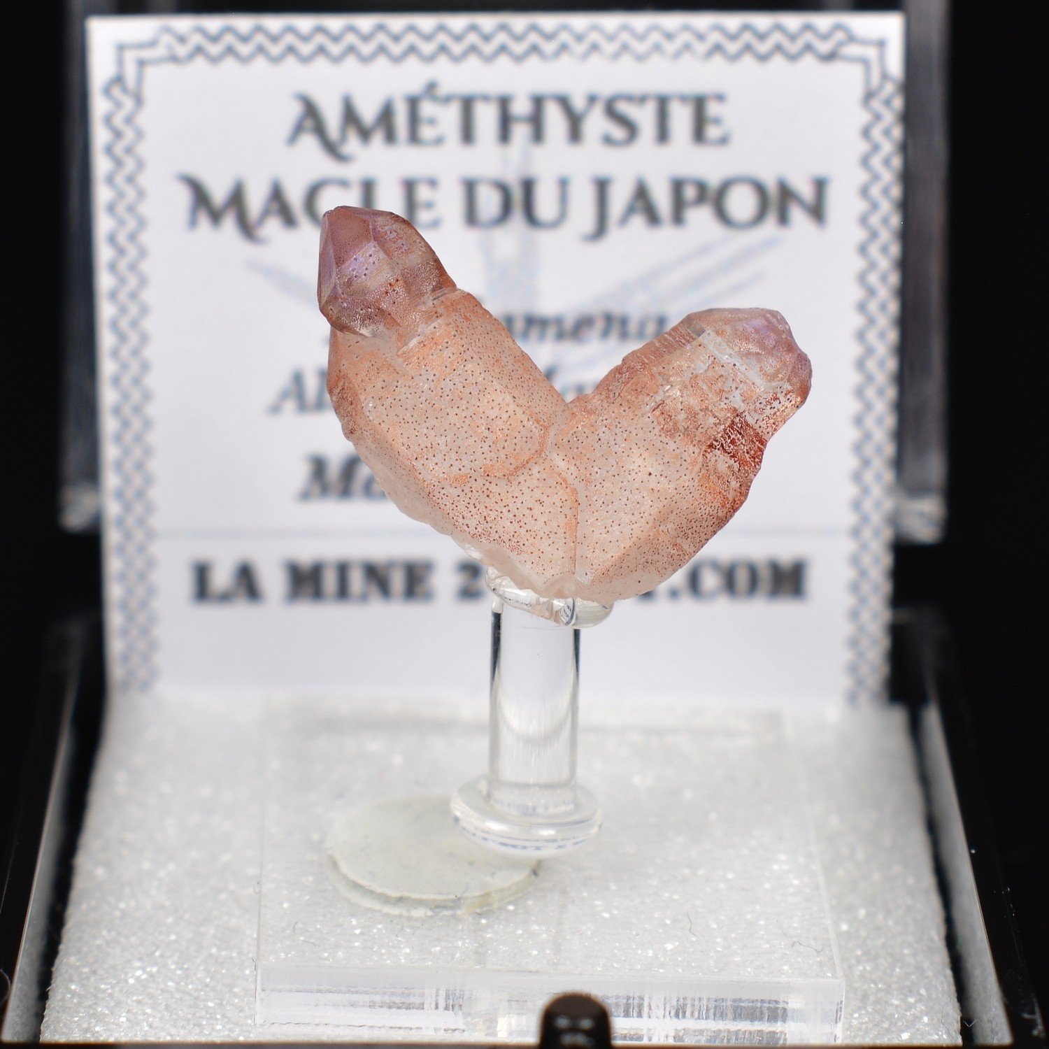 Quartz macle du Japon - Andilamena, Madagascar