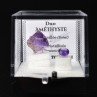 AMETHYSTE - DUO pierre taillée et pierre cristallisée
