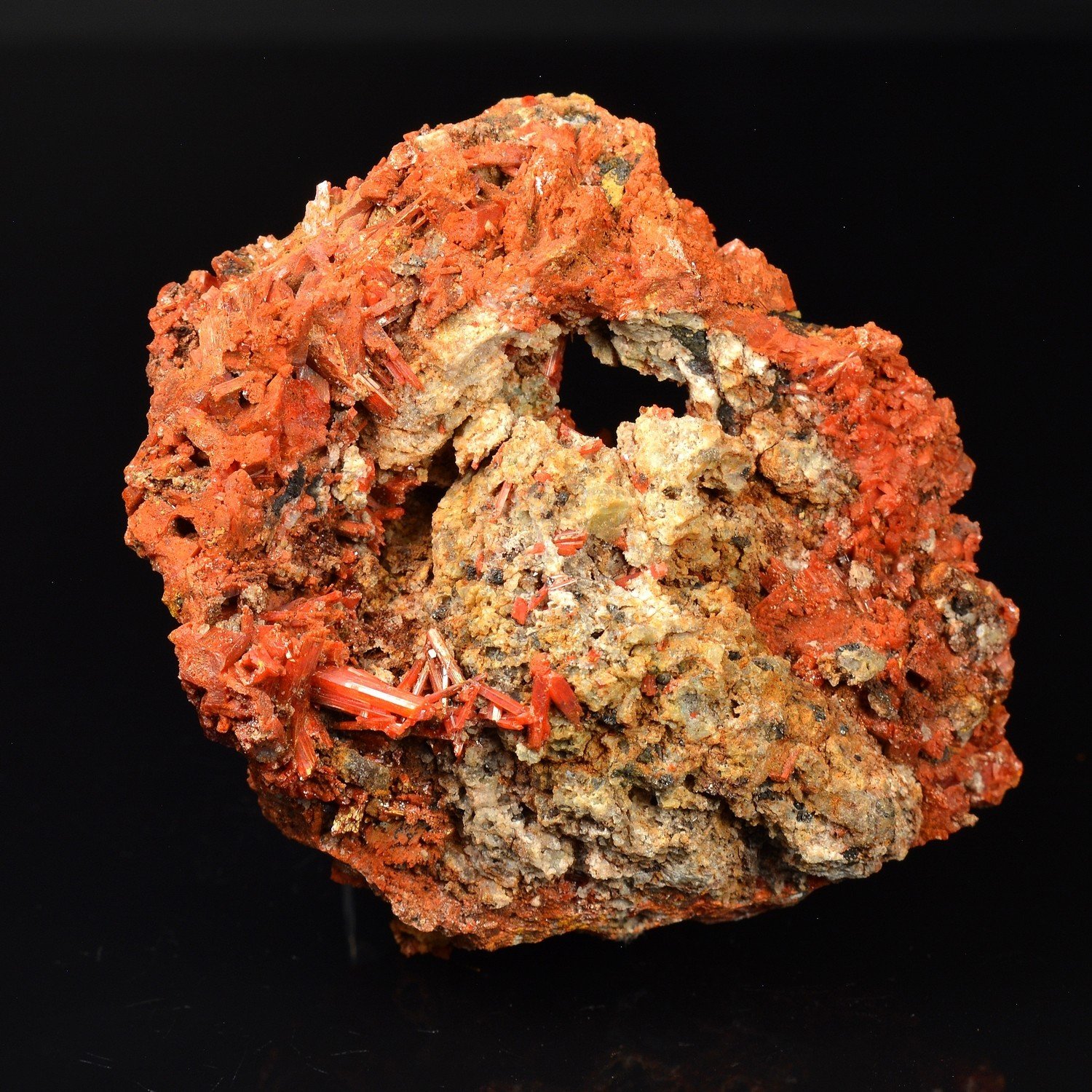 Crocoite - Red Lead Mine, Tasmania, Australia