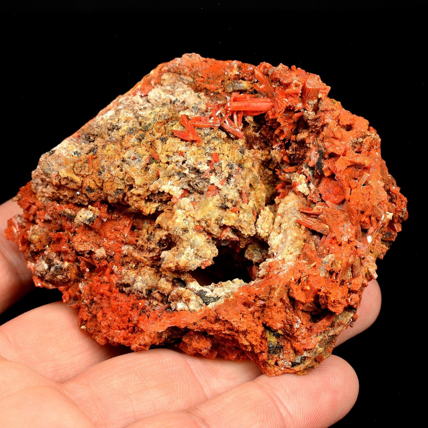 Crocoite - Red Lead Mine, Tasmania, Australia