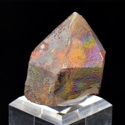 Goethite irisée (Turgite) sur quartz - Massif d'Itremo, Madagascar