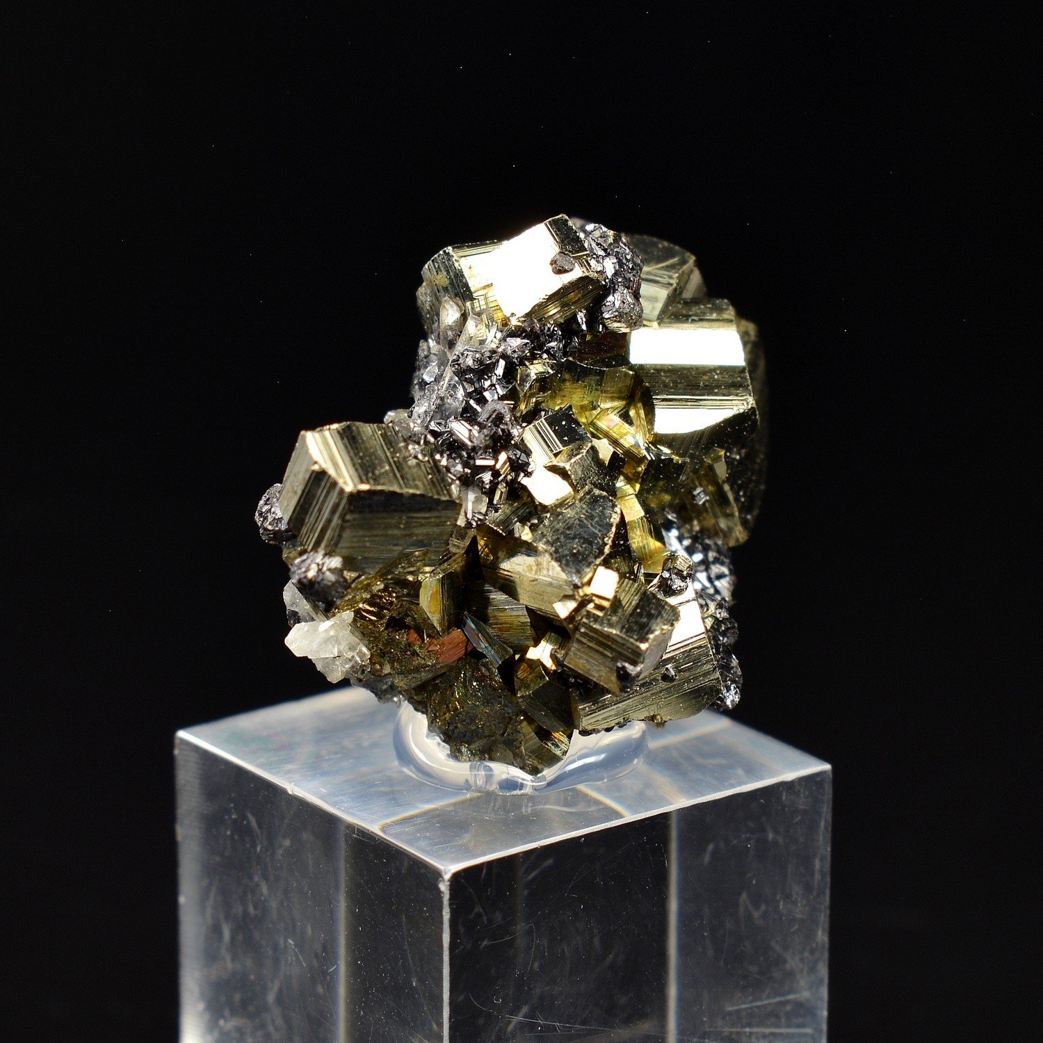 Pyrite and Sphalerite - Borieva Mine, Madan, Bulgaria