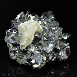 Calcite sur galène - Madan, Bulgarie