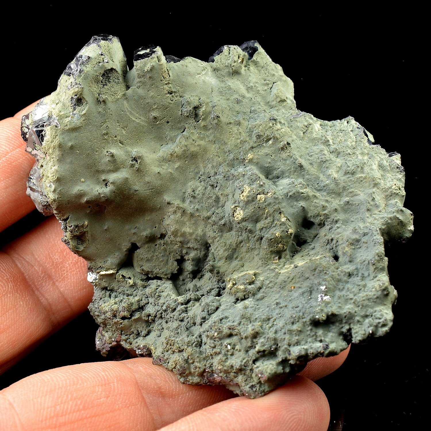 Calcite on Galena - Madan, Bulgaria Calcite on Galena - Madan, Bulgaria