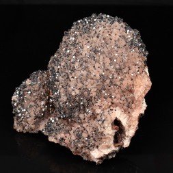 Hématite sur quartz - Filon Bernardstein, Tête du Violu, Sainte-Marie-aux-Mines, Haut-Rhin, France