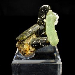 Prehnite and Epidote - Diamonkara, Kayes, Mali