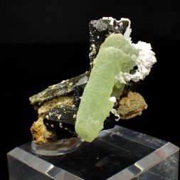Prehnite et épidote - Diamonkara, Kayes, Mali