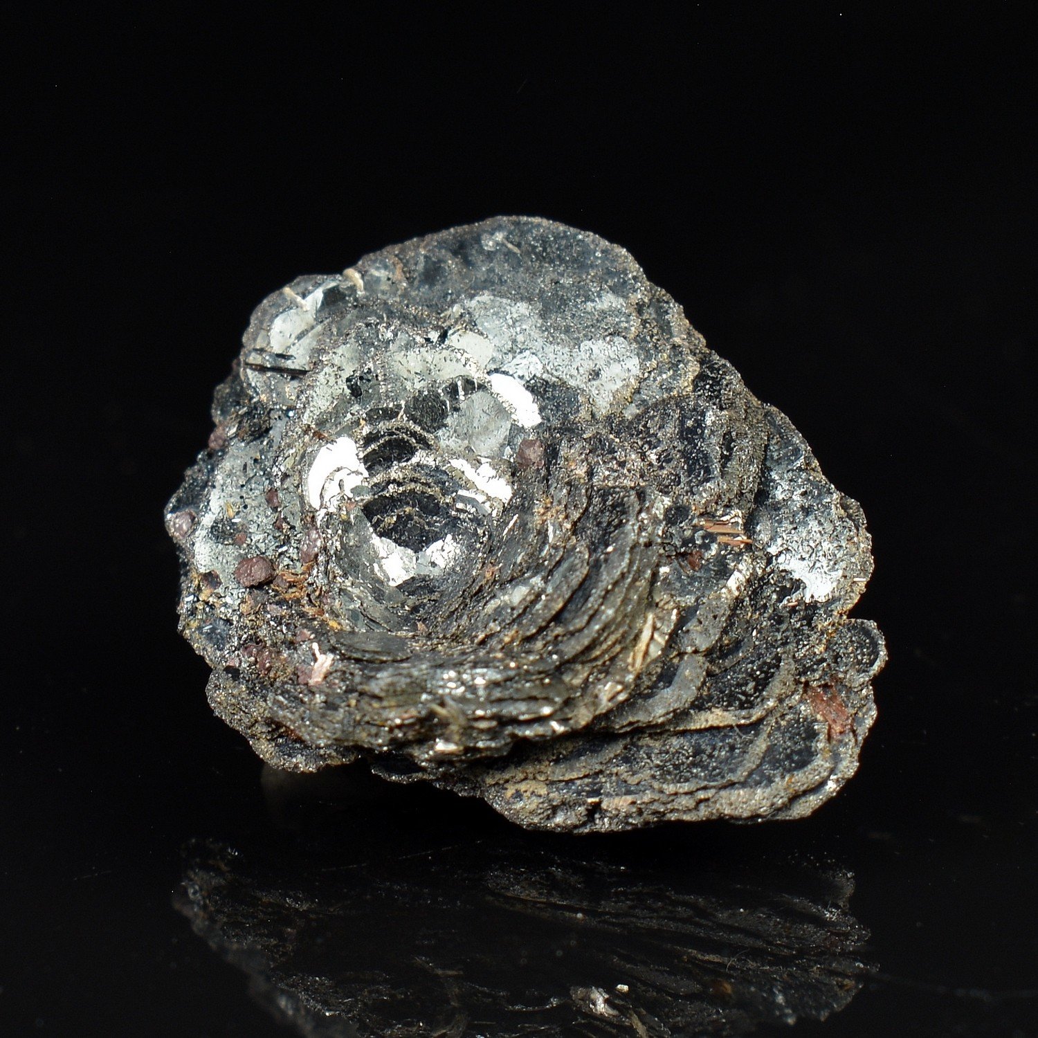 Hématite et rutile - Amoron'i Mania, Ambositra, Madagascar
