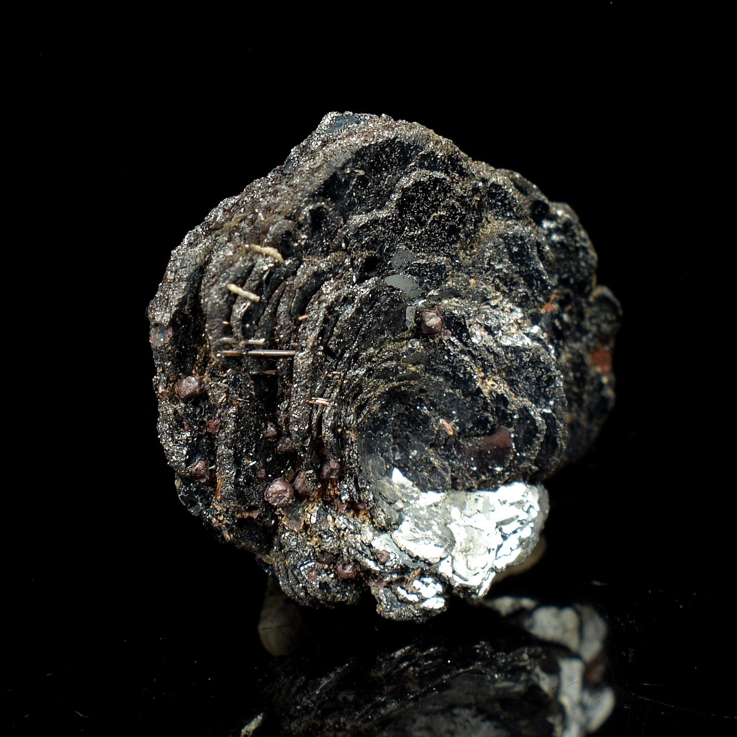 Hématite et rutile - Amoron'i Mania, Ambositra, Madagascar