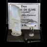 Moonstone (Adularia) - DUO Cut Stone and Crystallized Stone Moonstone (Adularia) - DUO Cut Stone and Crystallized Stone