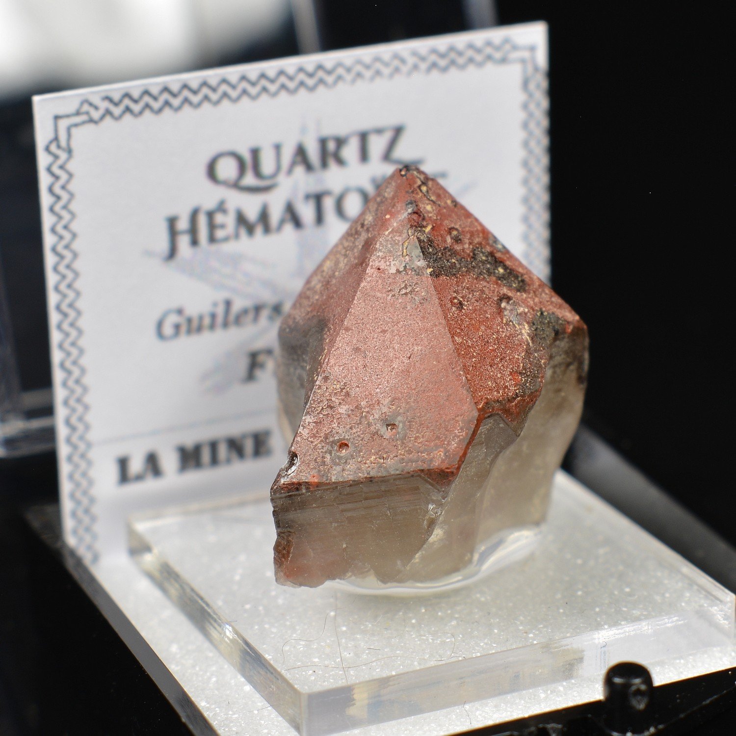 Quartz hématoïde - Guilers, Finistère, France
