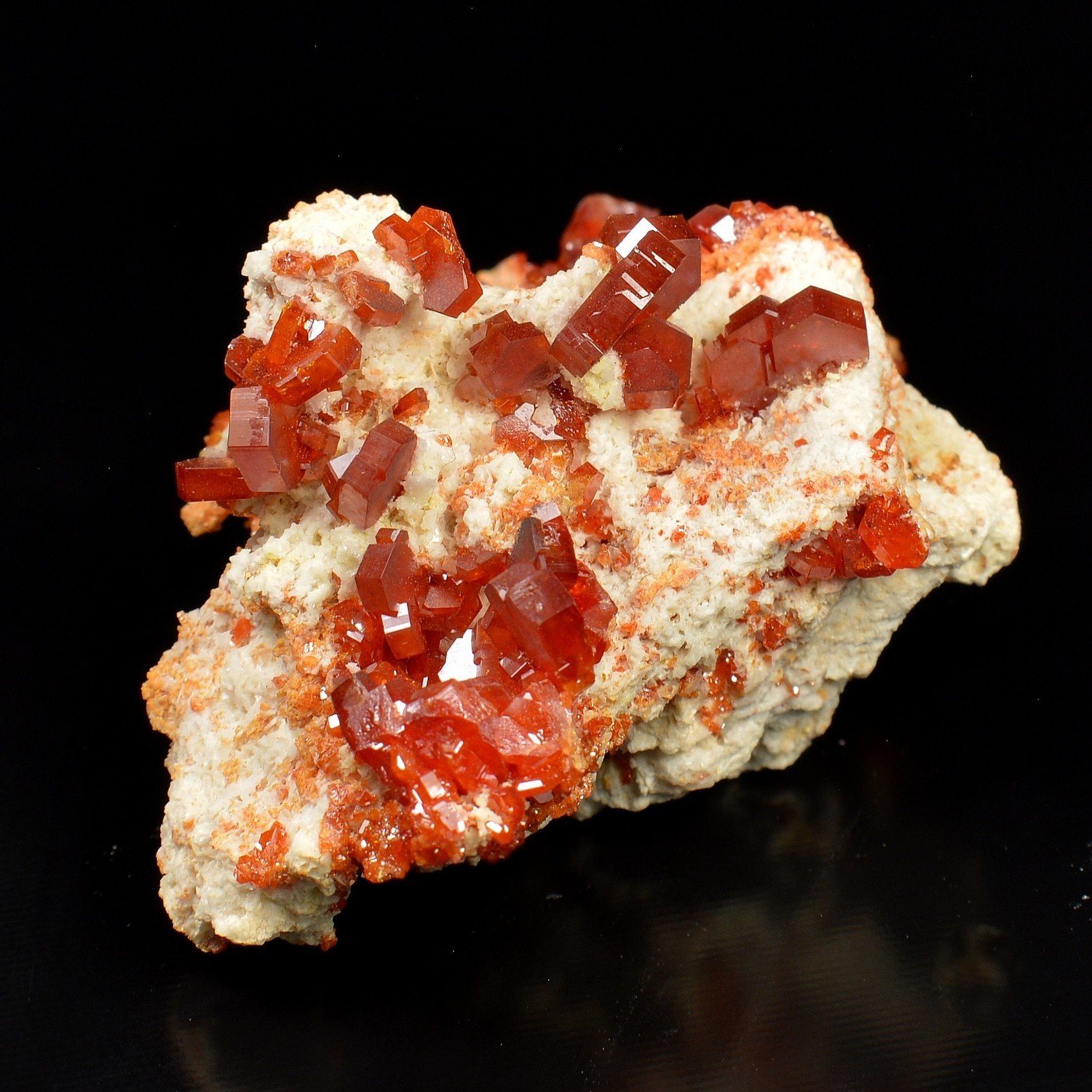 Vanadinite - Mibladen Mining District, Morocco Vanadinite - Mibladen Mining District, Morocco