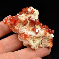 Vanadinite - Mibladen Mining District, Morocco
