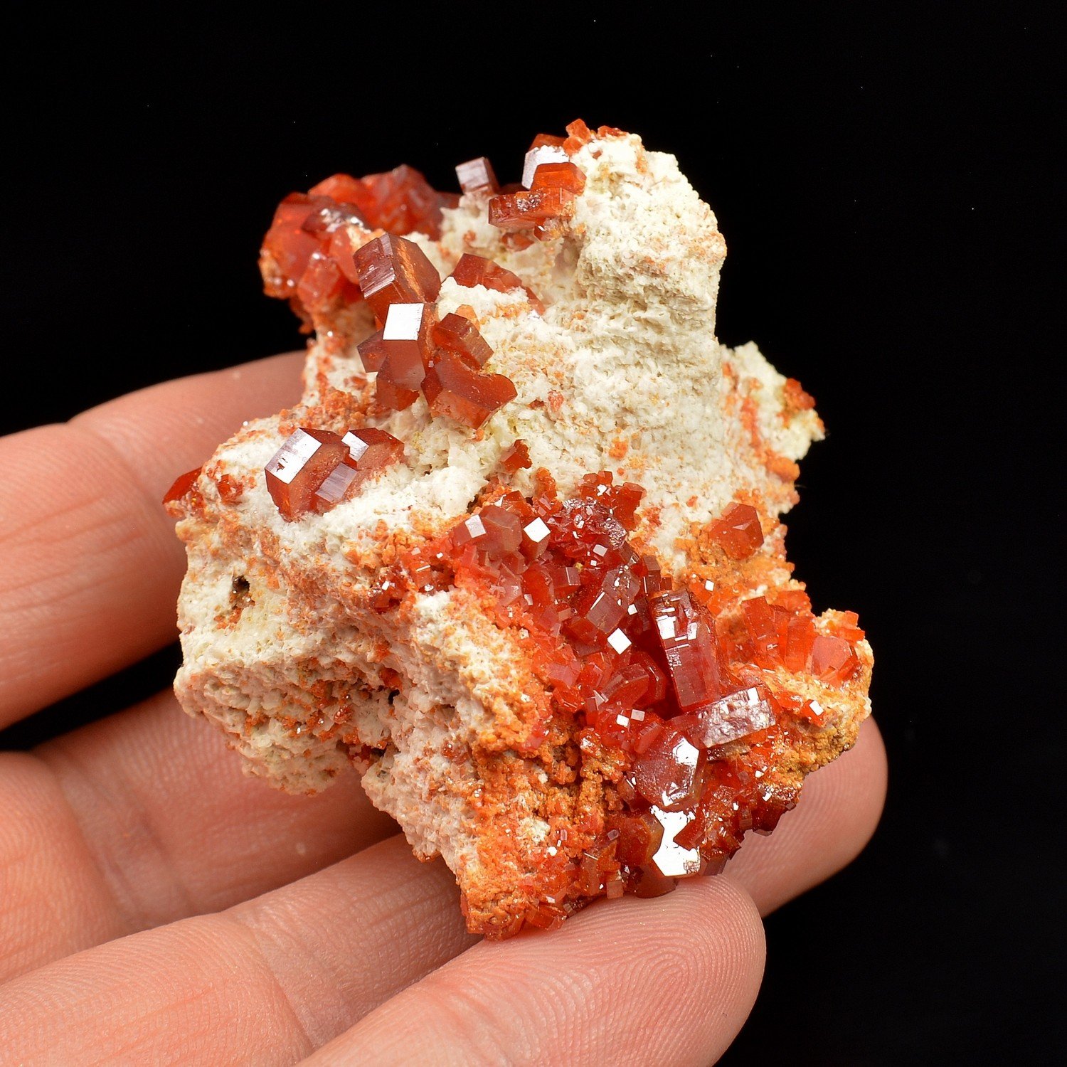 Vanadinite - Mibladen Mining District, Morocco Vanadinite - Mibladen Mining District, Morocco
