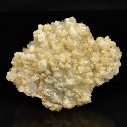 Siderite on quartz - Chihuahua, Mexico