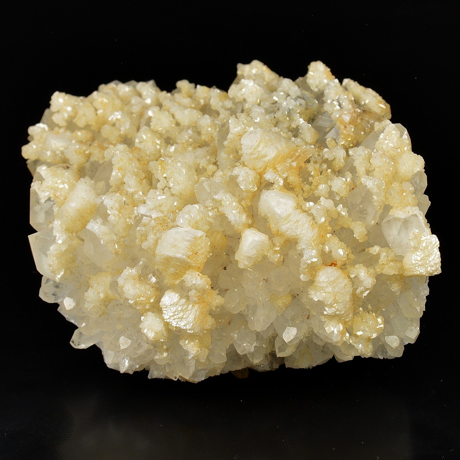 Sidérite sur quartz - Chihuaha, Mexique