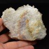 Siderite on quartz - Chihuahua, Mexico