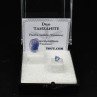 TANZANITE - DUO Cut Stone and Crystallized Stone TANZANITE - DUO Cut Stone and Crystallized Stone