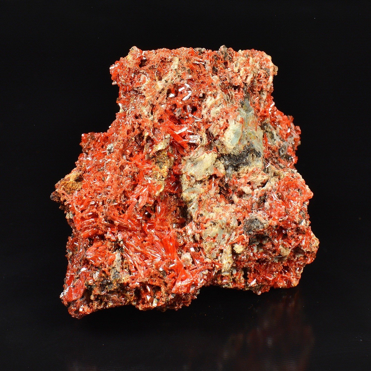 Crocoite - Red Lead Mine, Tasmania, Australia Crocoite - Red Lead Mine, Tasmania, Australia