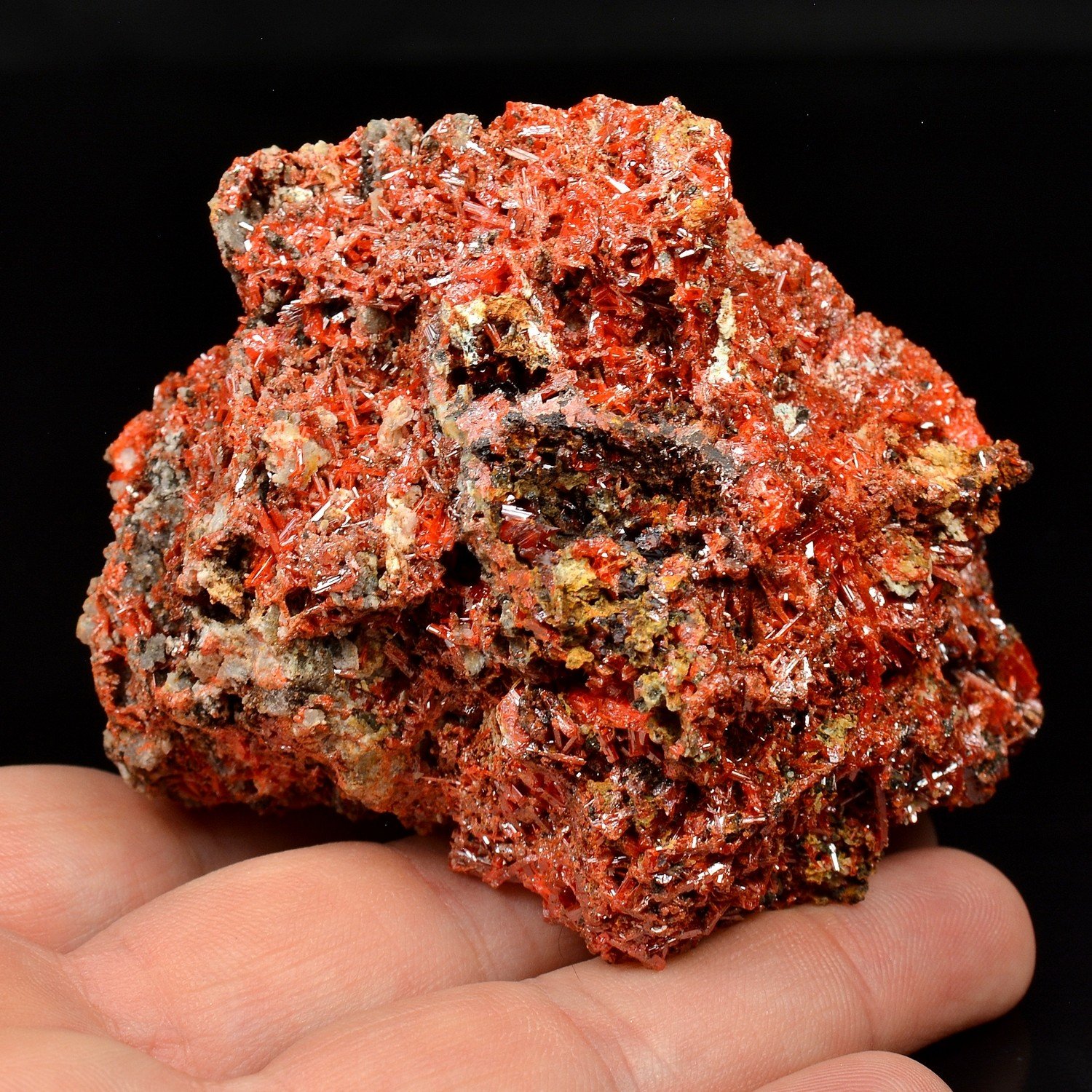 Crocoite - Red Lead Mine, Tasmania, Australia Crocoite - Red Lead Mine, Tasmania, Australia