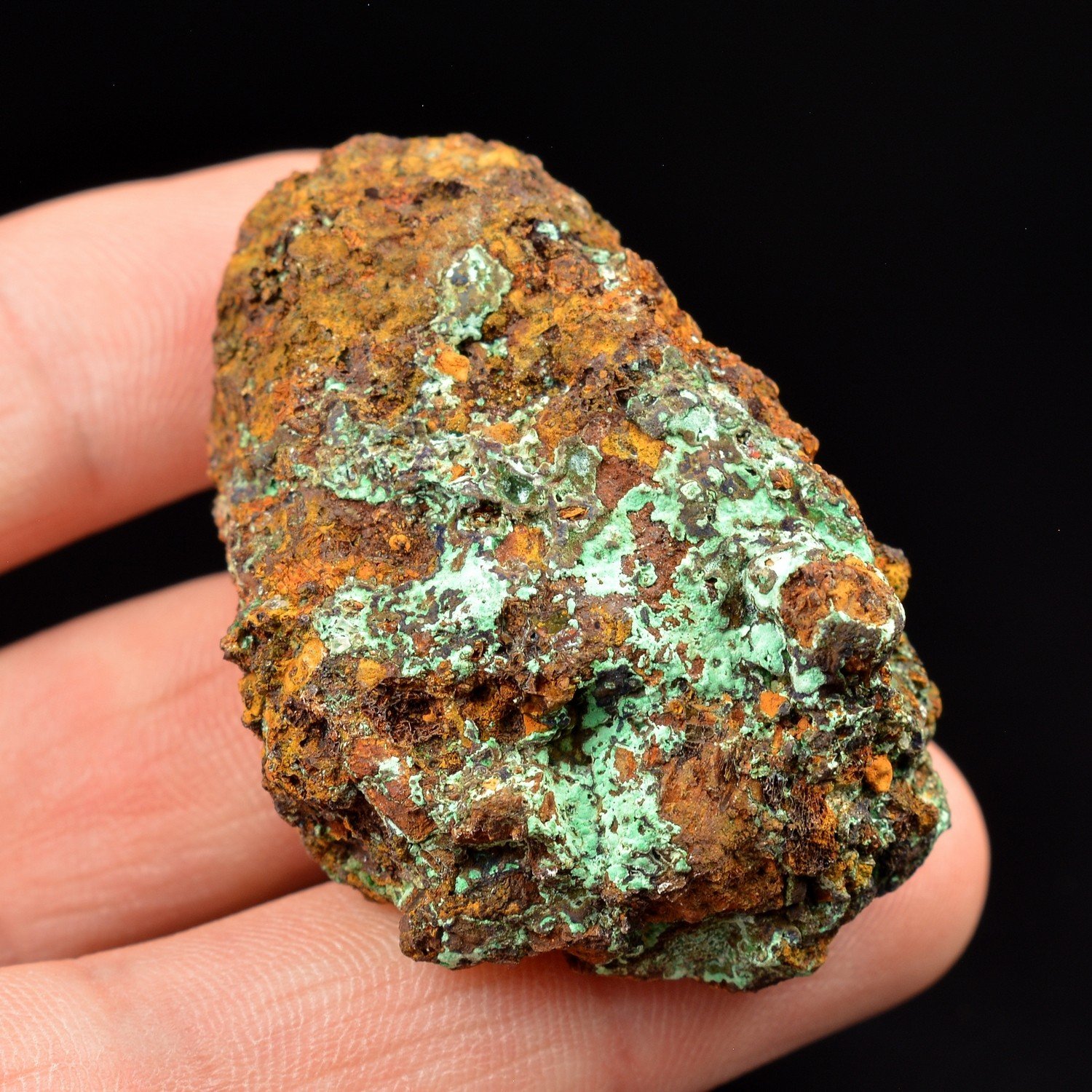 Malachite - Col du Barioz, Massif de Belledonne, Isère, France