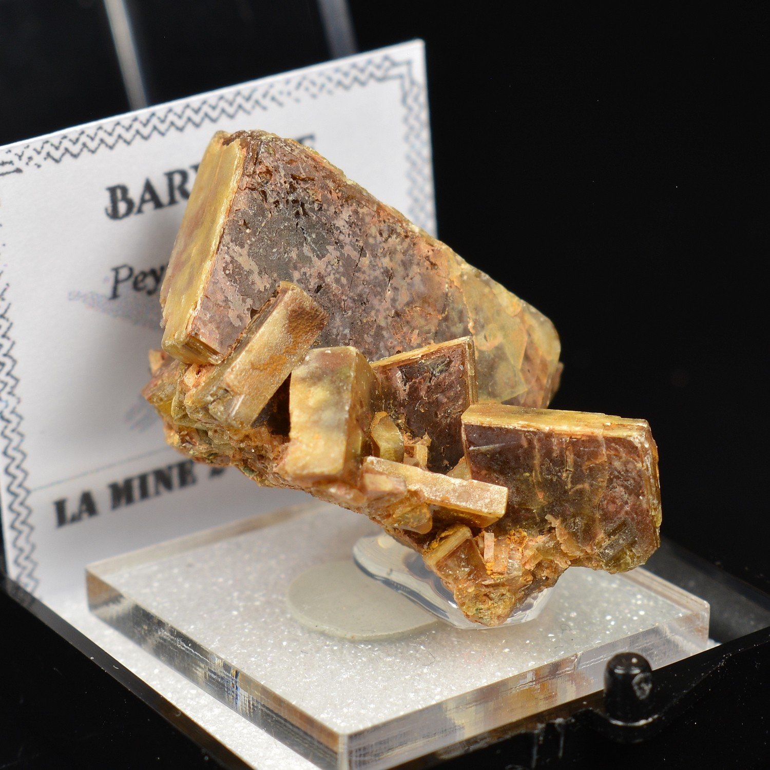 Barite - Peyreblanque, Tarn, France