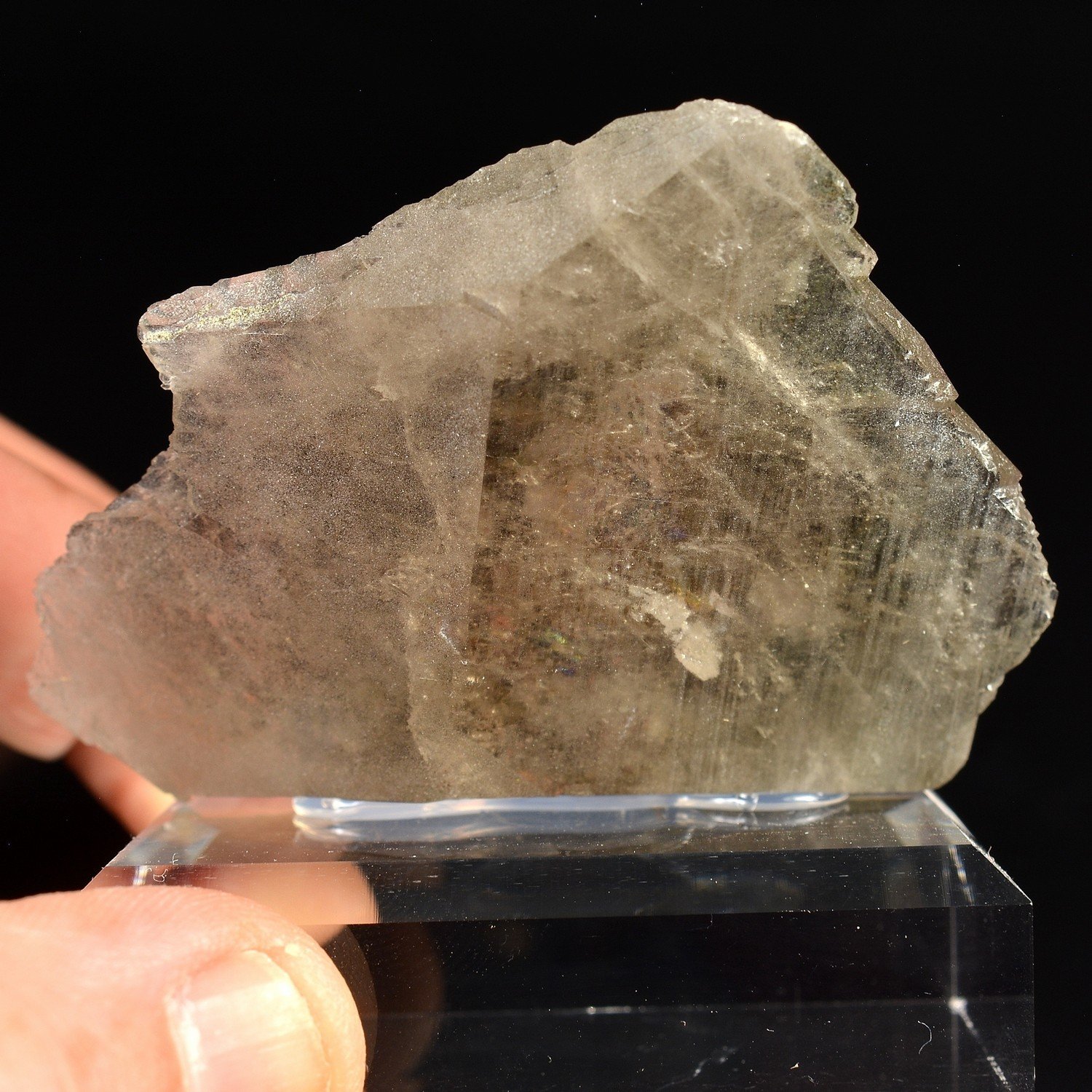 Pink Fluorite on Quartz - Aiguille du Moine, Haute-Savoie, France Pink Fluorite on Quartz - Aiguille du Moine, Haute-Savoie, France