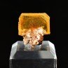 Wulfénite et hydrozincite - Mine Erupcion, Los Lamentos, Mexique