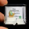 EMERALD - DUO cut and crystallized stone