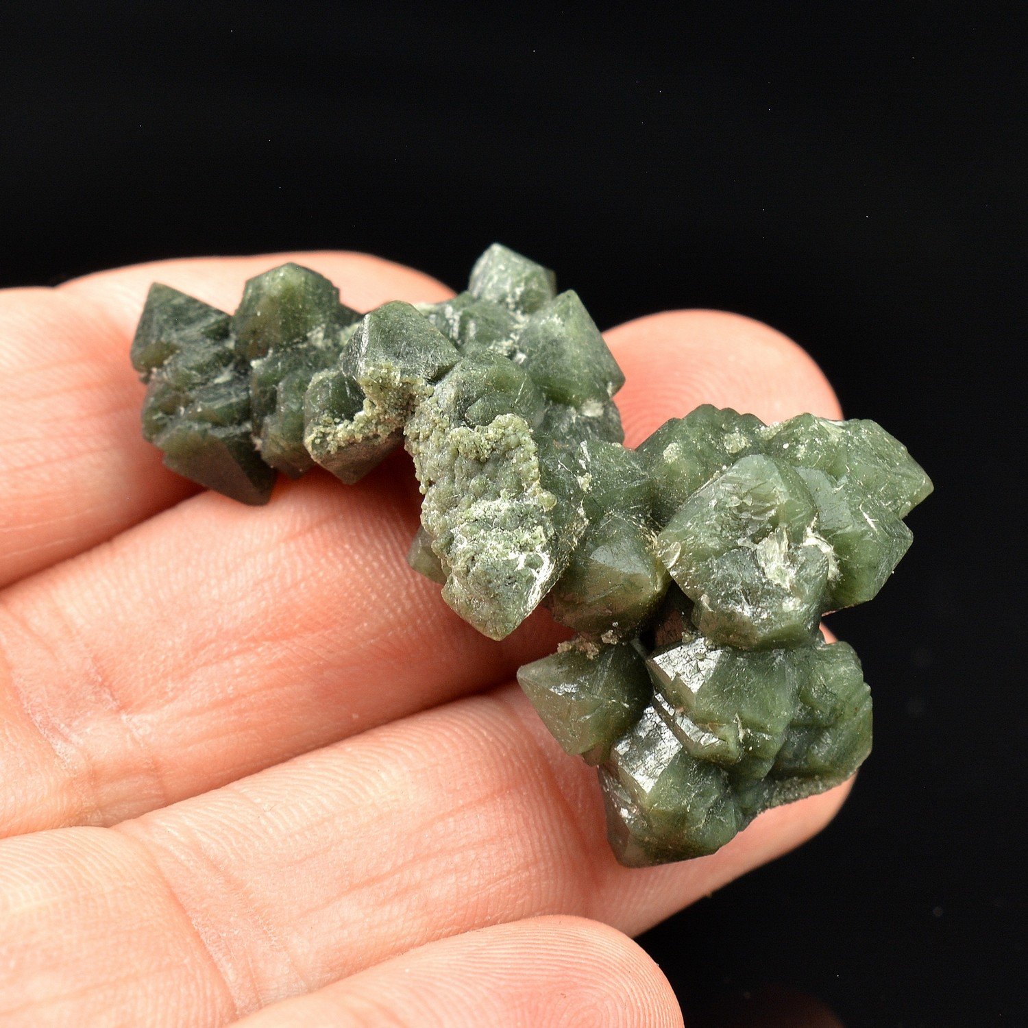 Quartz prase — Mine Huanggang, Chifeng, Chine