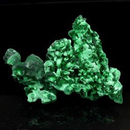 Malachite fibreuse - Katanga, RD Congo