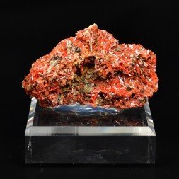 Crocoïte – Red Lead Mine, Tasmanie, Australie