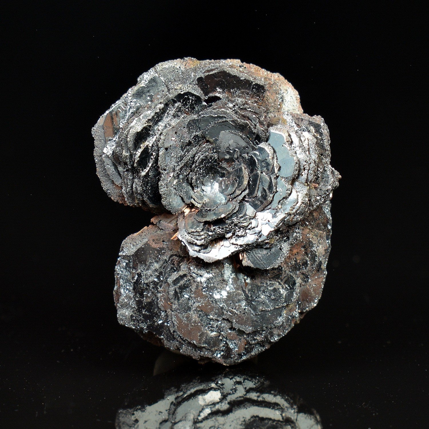 Hématite et rutile - Amoron'i Mania, Ambositra, Madagascar