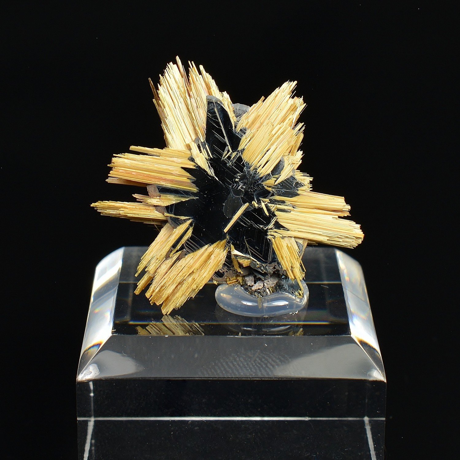 Rutile et hématite - Novo Horizonte, Bahia, Brésil