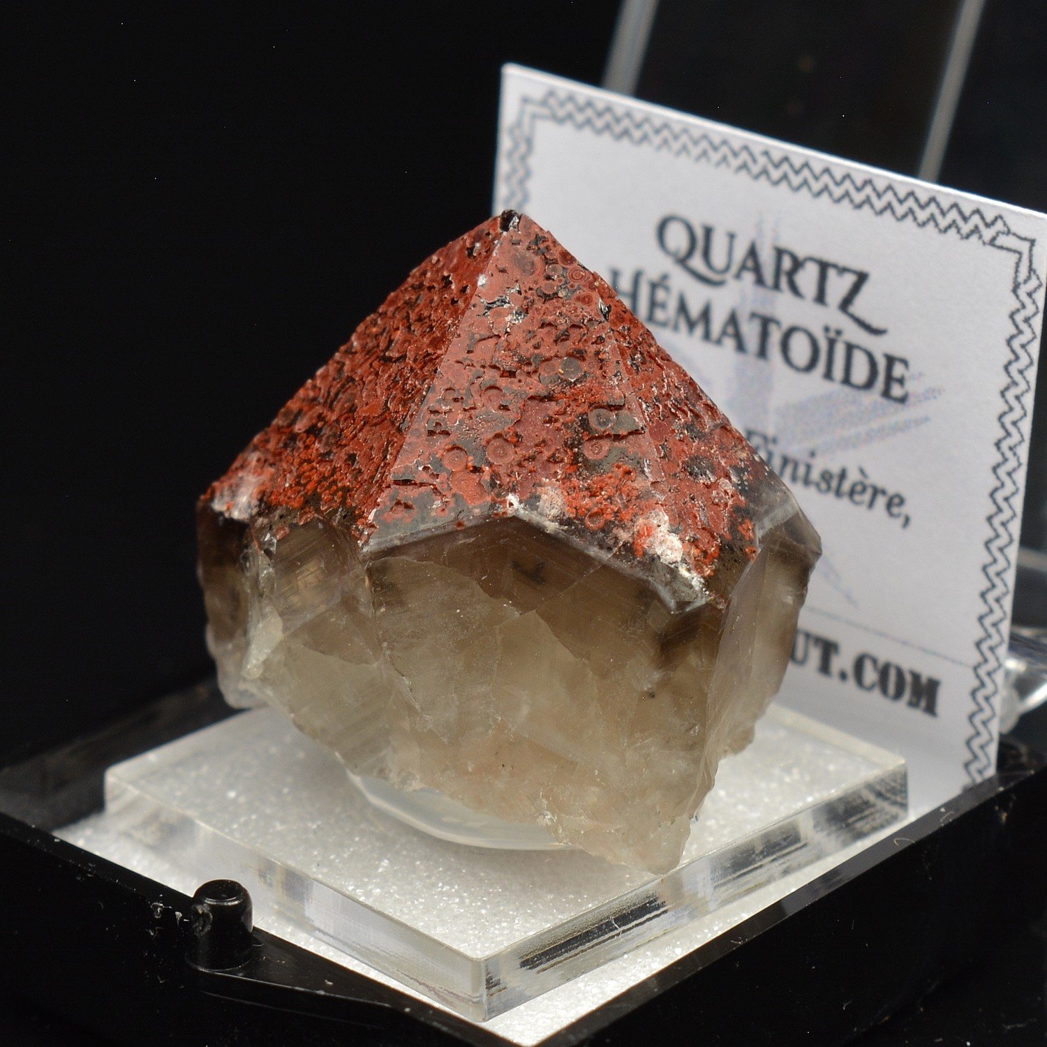 Haematite quartz – Guilers, Finistère, France