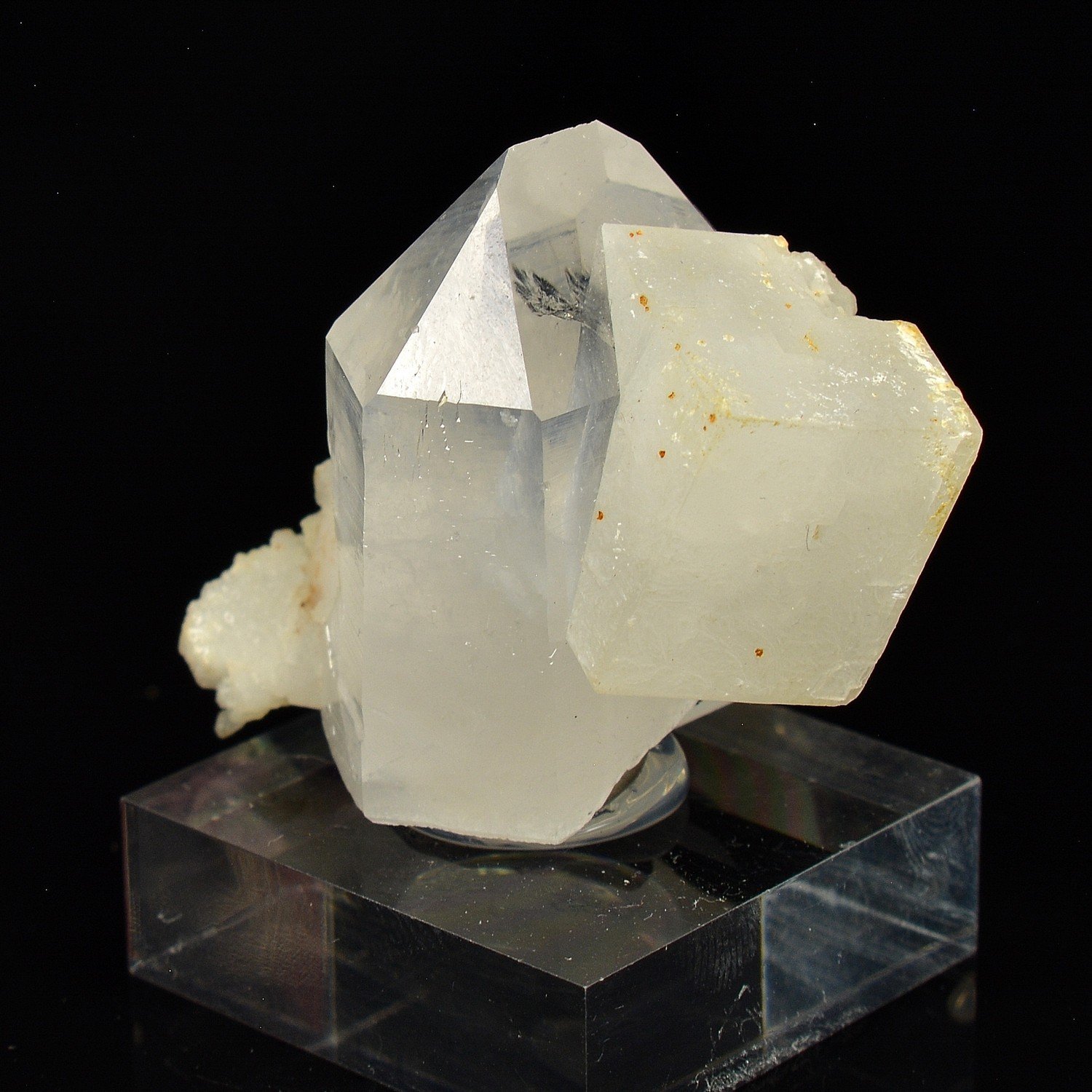 Quartz and calcite – Le Noiret, Montvernier, Maurienne, Savoie