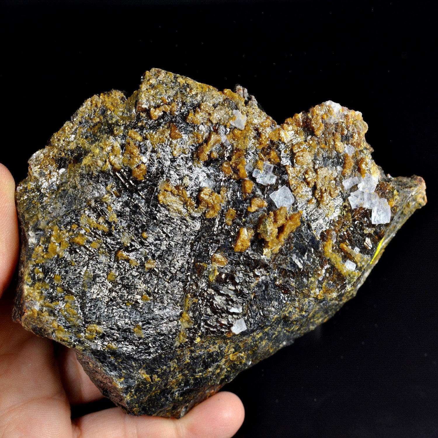 Sphalerite and fluorite - Elmwood Mine, Tennessee, United States