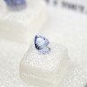 TANZANITE – DUO: natural crystal and cut gemstone