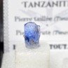 TANZANITE – DUO: natural crystal and cut gemstone