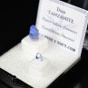 TANZANITE – DUO: natural crystal and cut gemstone